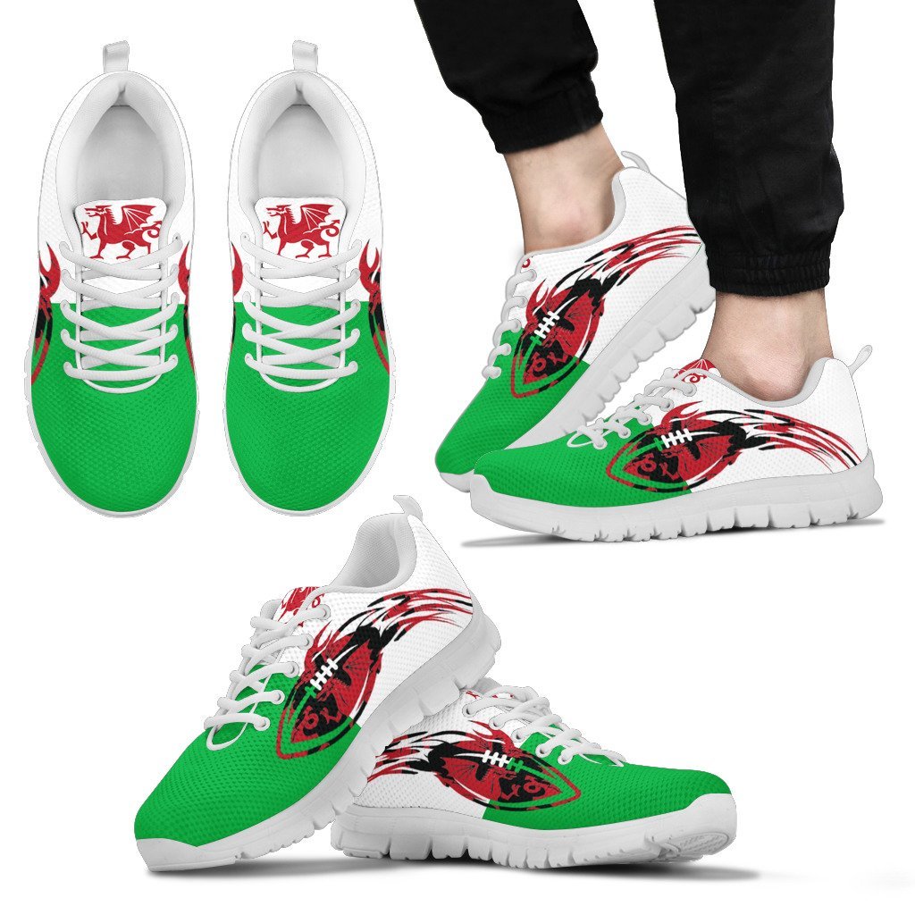 Wales Rugby Men's / Women's Sneakers (Shoes) - Vibe Hoodie Shop