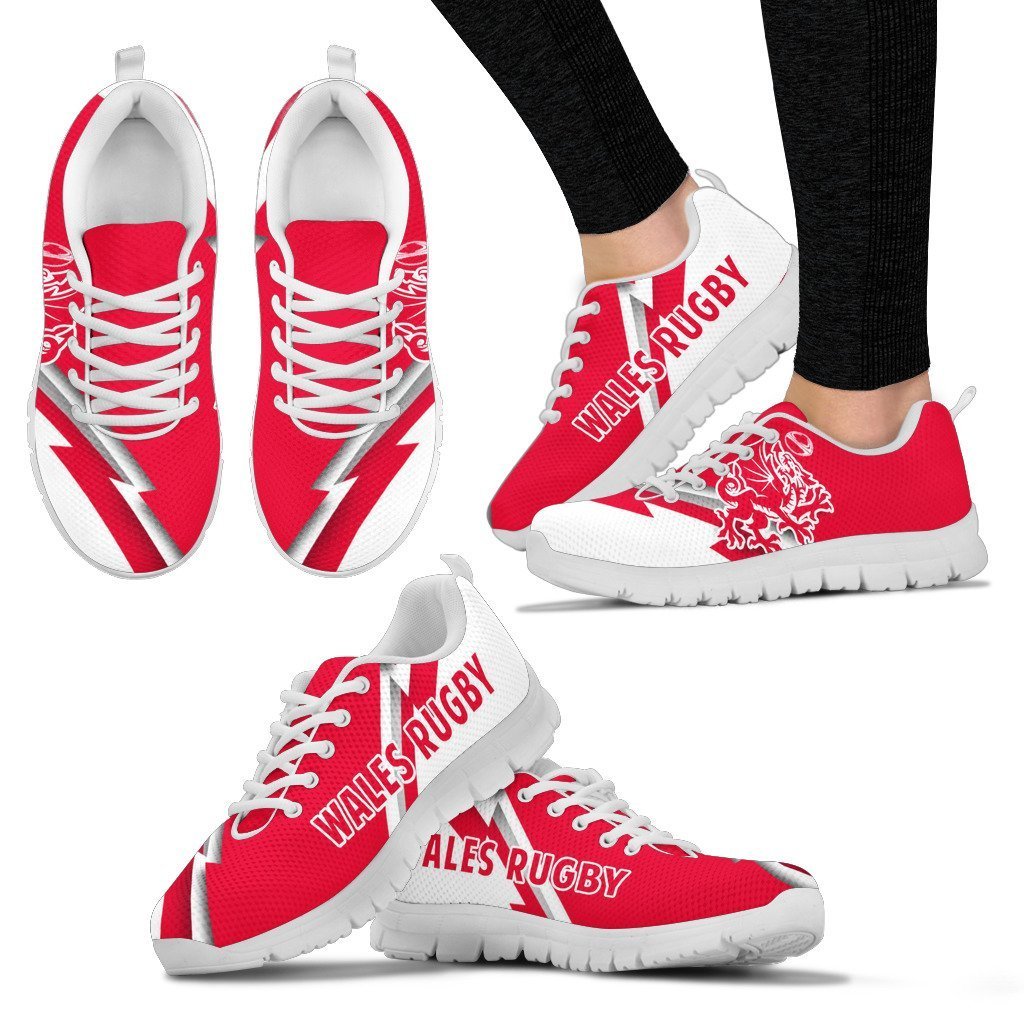 Wales Rugby Sneakers - Lighting Style - Vibe Hoodie Shop