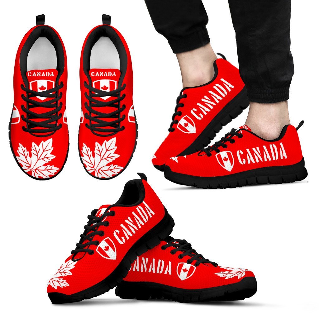 Canada Sneakers - Canada Flag Sneakers - Vibe Hoodie Shop