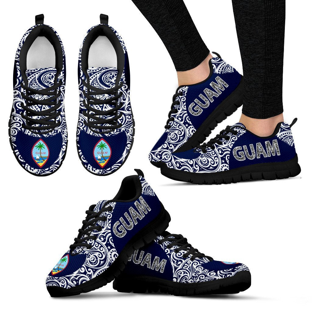 Guam Shoes - Guam Sneakers Polynesia Pattern Special - Vibe Hoodie Shop