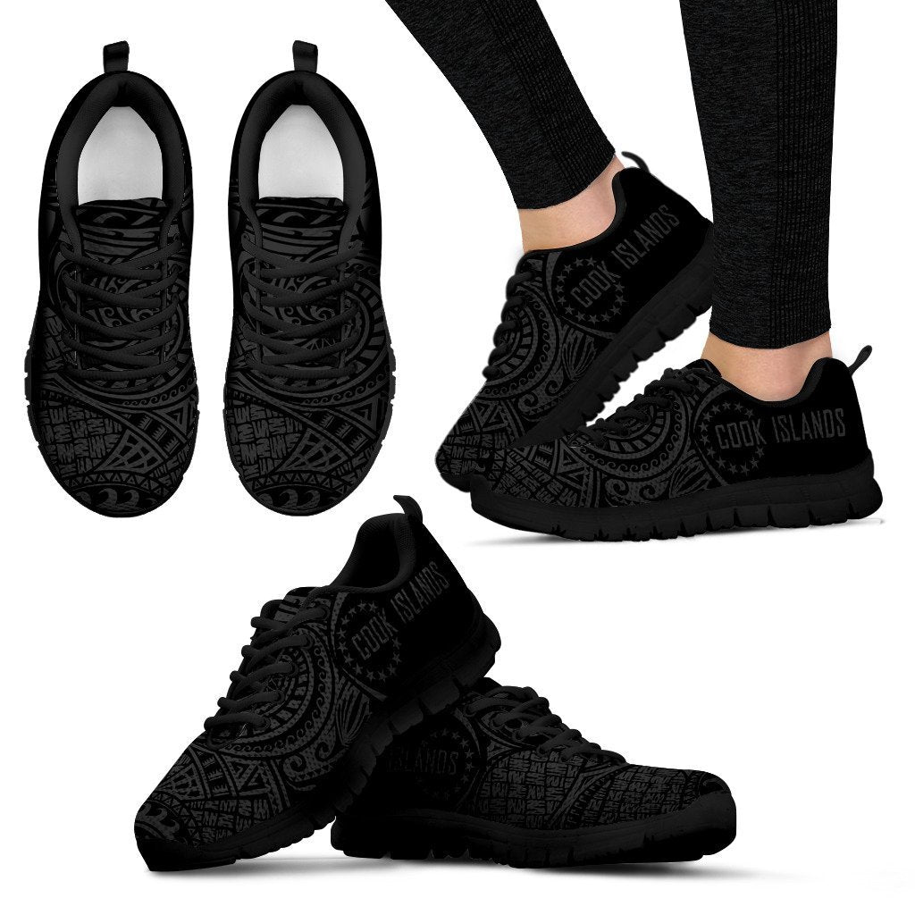 Cook Islands Polynesian Sneakers - Circle Style 03 - Vibe Hoodie Shop