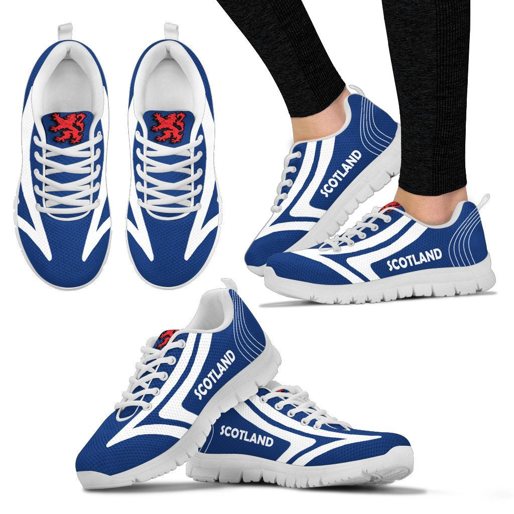 Scotland Shoes - Scotland Lion Sneakers Ace Blue Version - Vibe Hoodie Shop