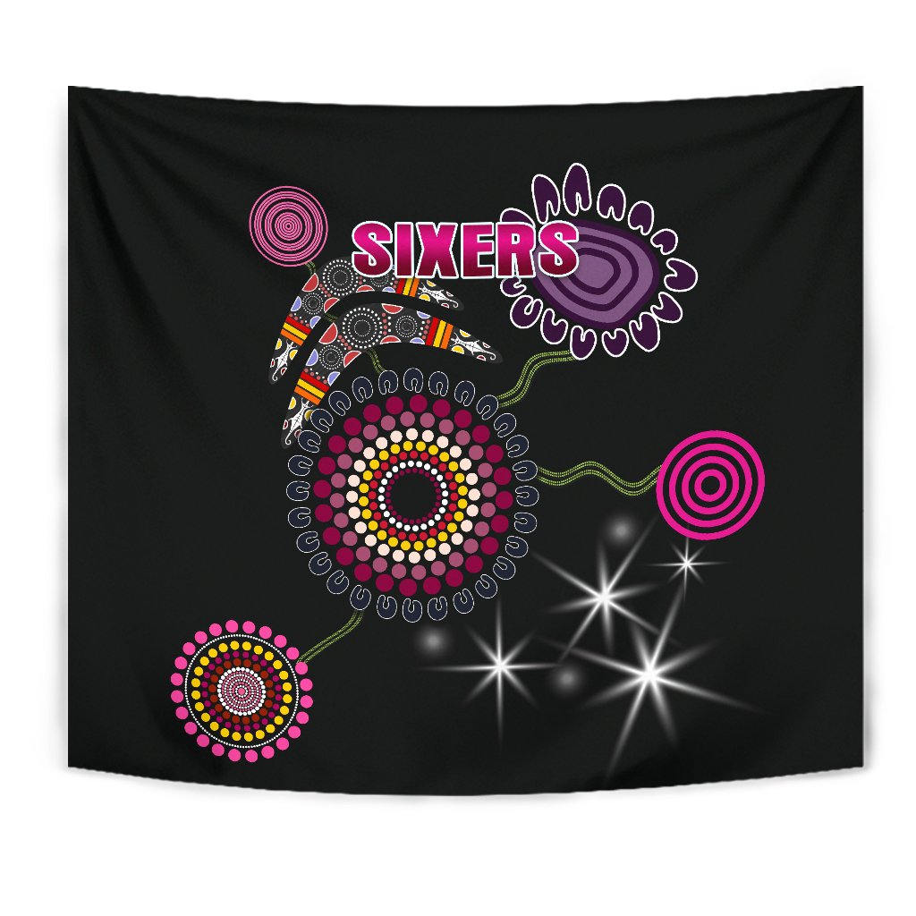 Sydney Tapestry Sixers Indigenous - Black - Vibe Hoodie Shop