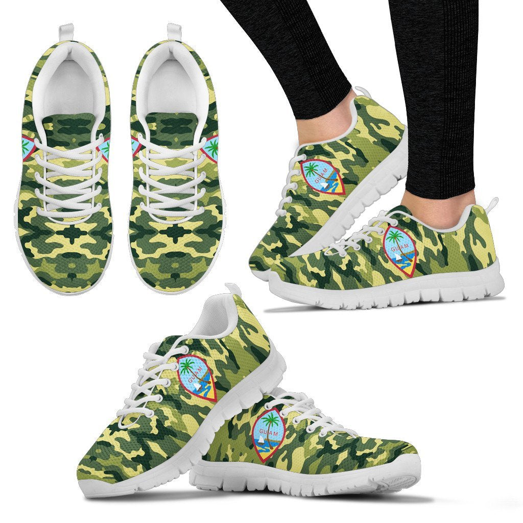 Guam Seal Camouflage Men's/Women's/Kid's Sneakers (Shoes) - Vibe Hoodie Shop