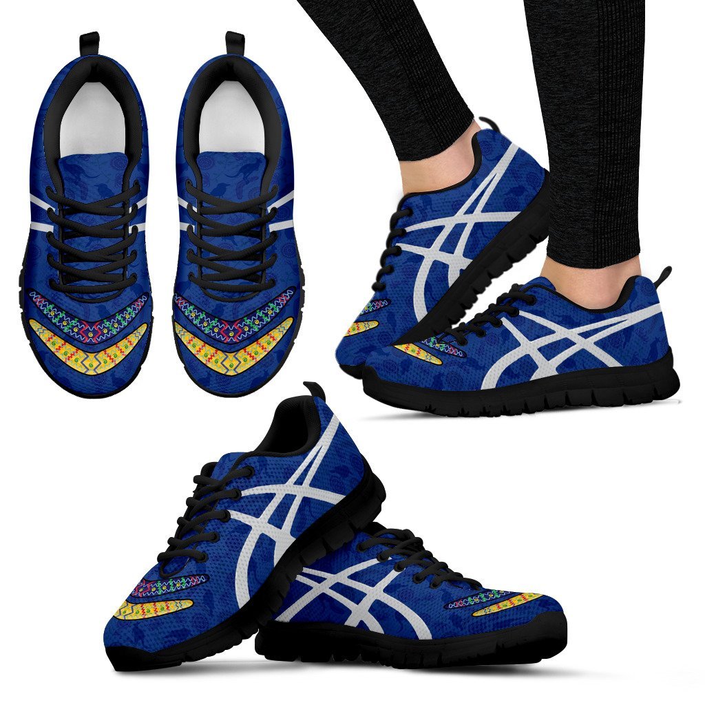 Australia Sneakers - Boomerang Patterns Shoes - Unisex - Vibe Hoodie Shop