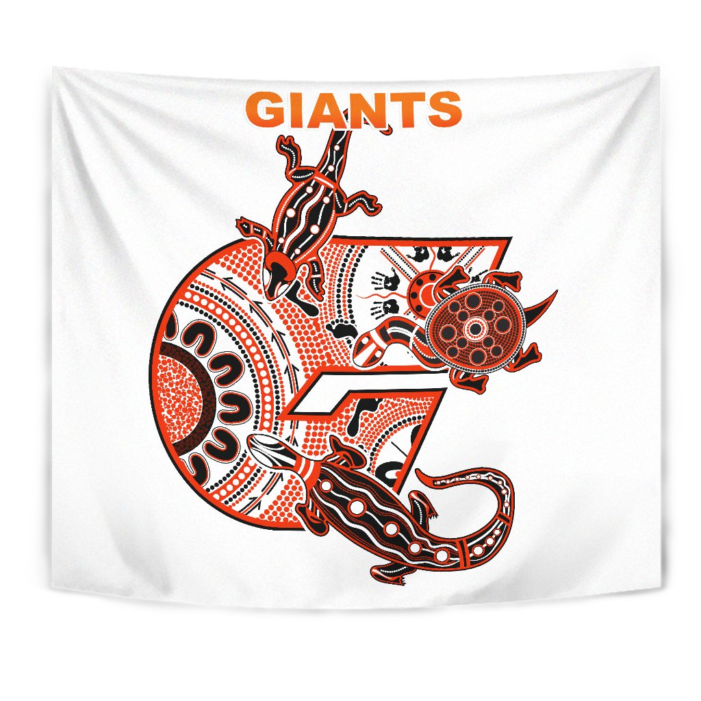 GWS Giants Tapestry Simple Indigenous - Vibe Hoodie Shop