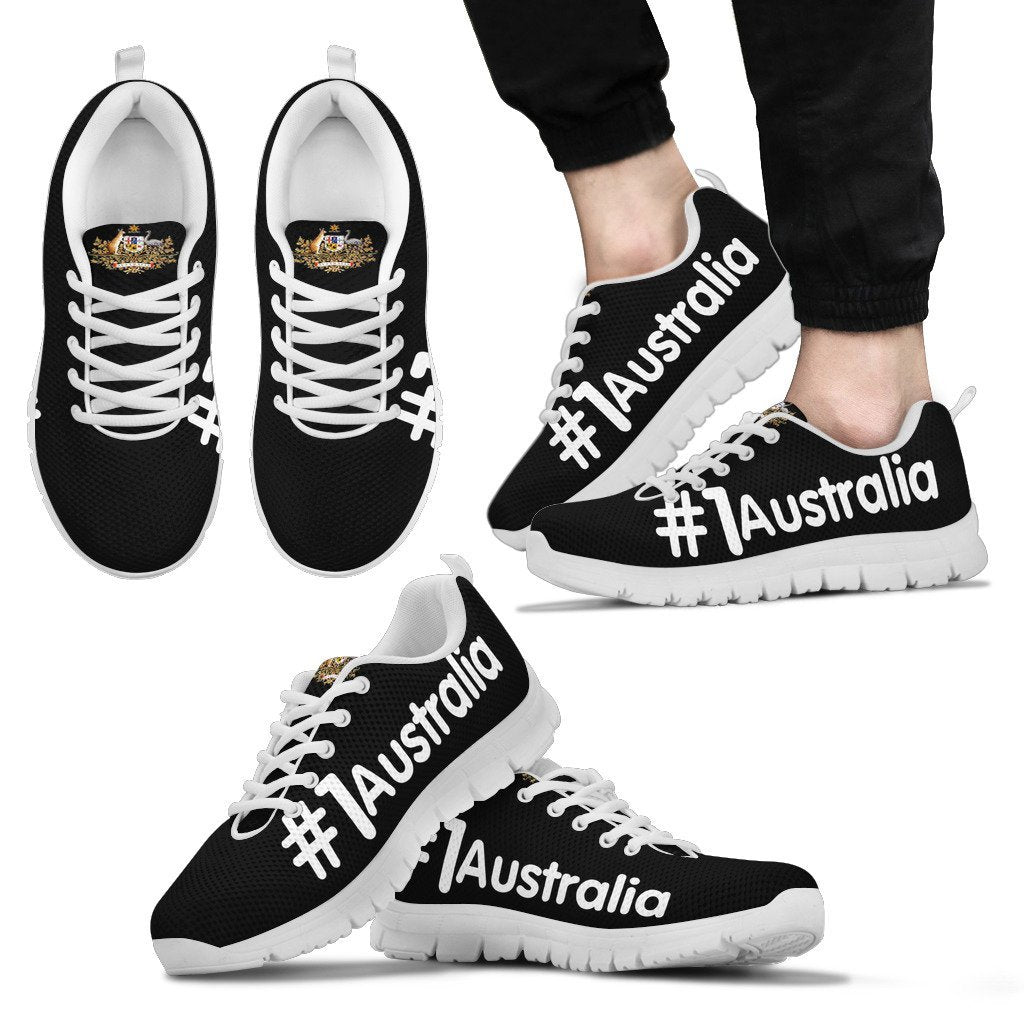 Sneakers - Australian Coat Of Arms Shoes Hashtag Australia - Unisex - Vibe Hoodie Shop