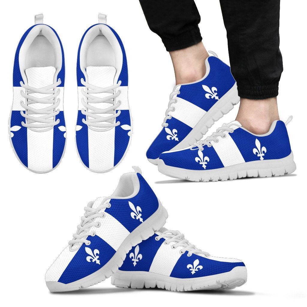 Canada Quebec Flag Sneakers - Vibe Hoodie Shop