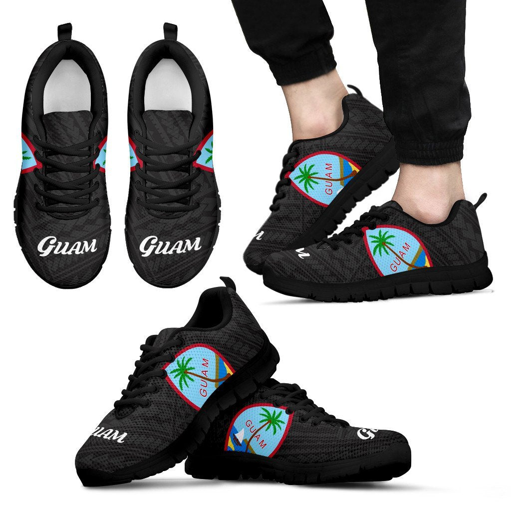 Guam Black Sneakers (Shoes) - Vibe Hoodie Shop