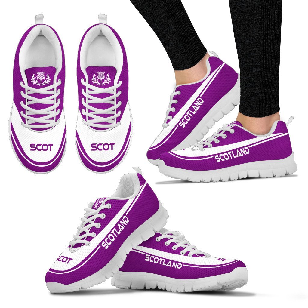 Scotland Sneakers - Purple Style - - Vibe Hoodie Shop