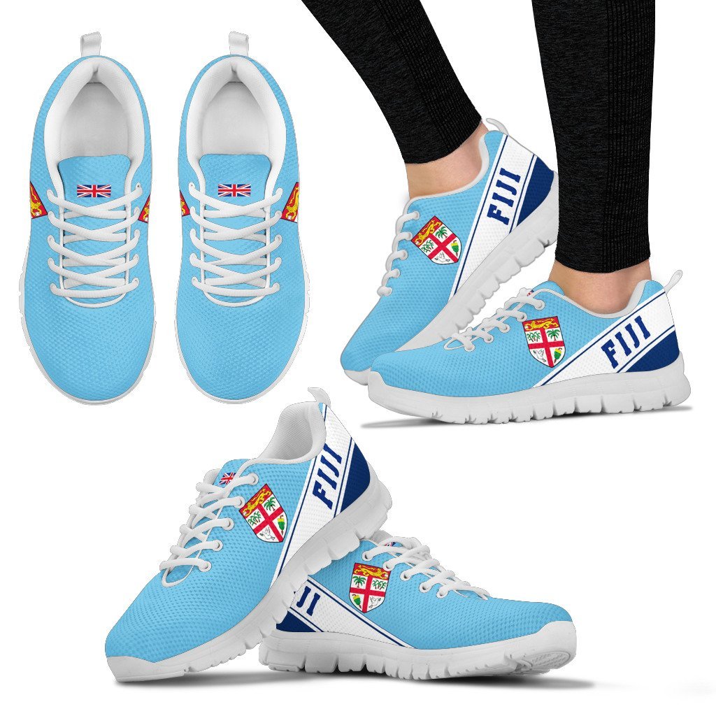 Fiji Flag Sneakers - Line Style - Vibe Hoodie Shop