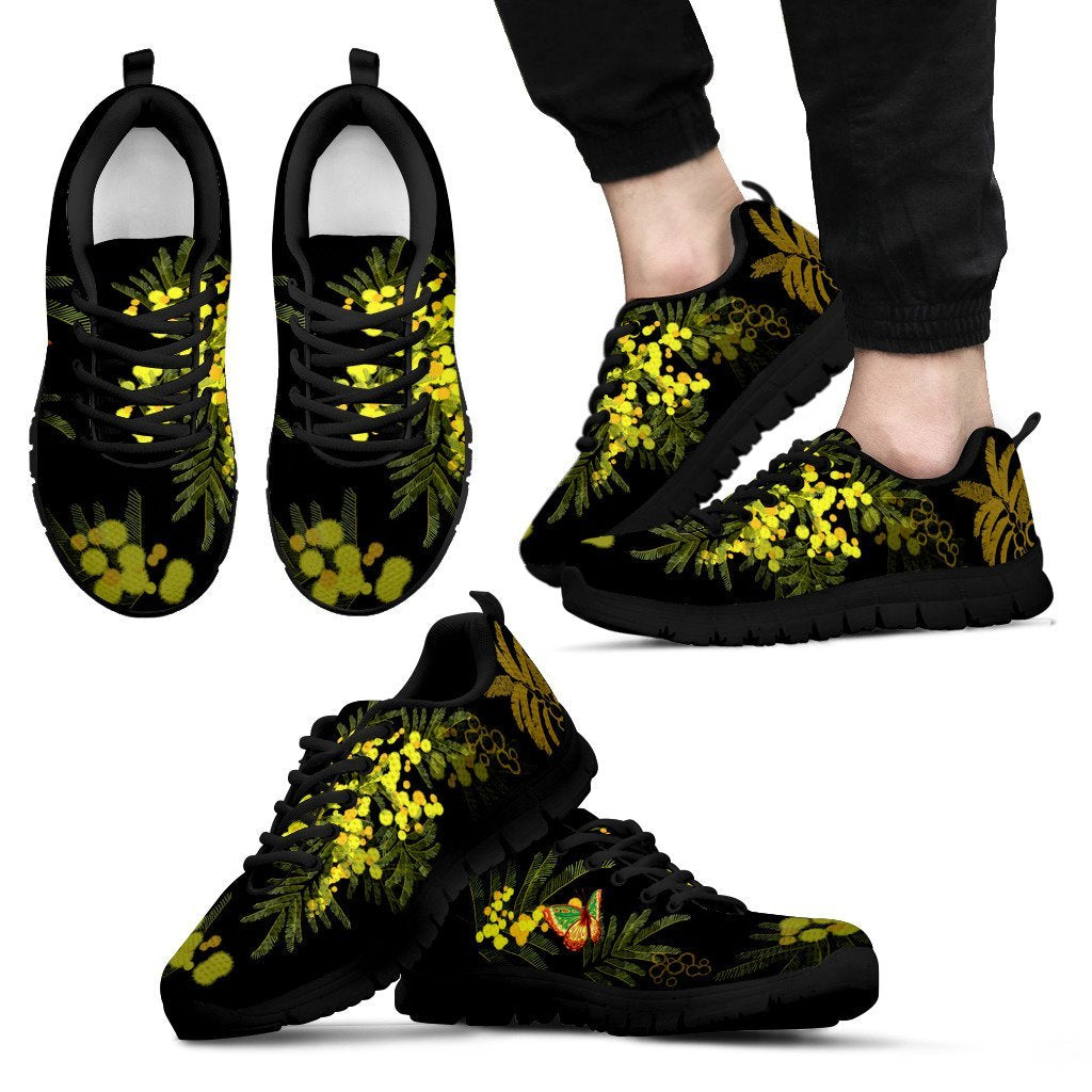 Australia Sneakers - Mimosa Florals Shoes - Unisex - Vibe Hoodie Shop