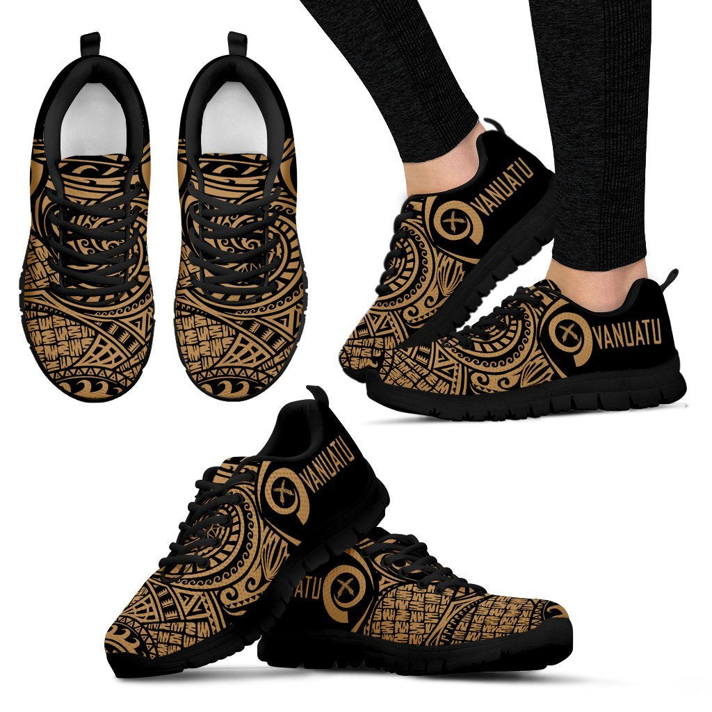 Vanuatu Polynesian Sneakers - Circle Style 03 - Vibe Hoodie Shop