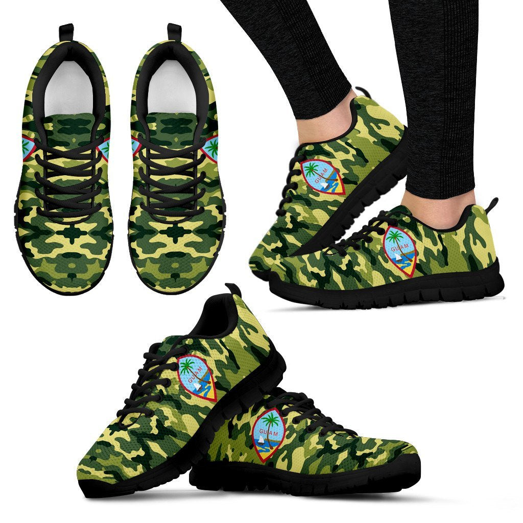 Guam Seal Camouflage Men's/Women's/Kid's Sneakers (Shoes) - Vibe Hoodie Shop