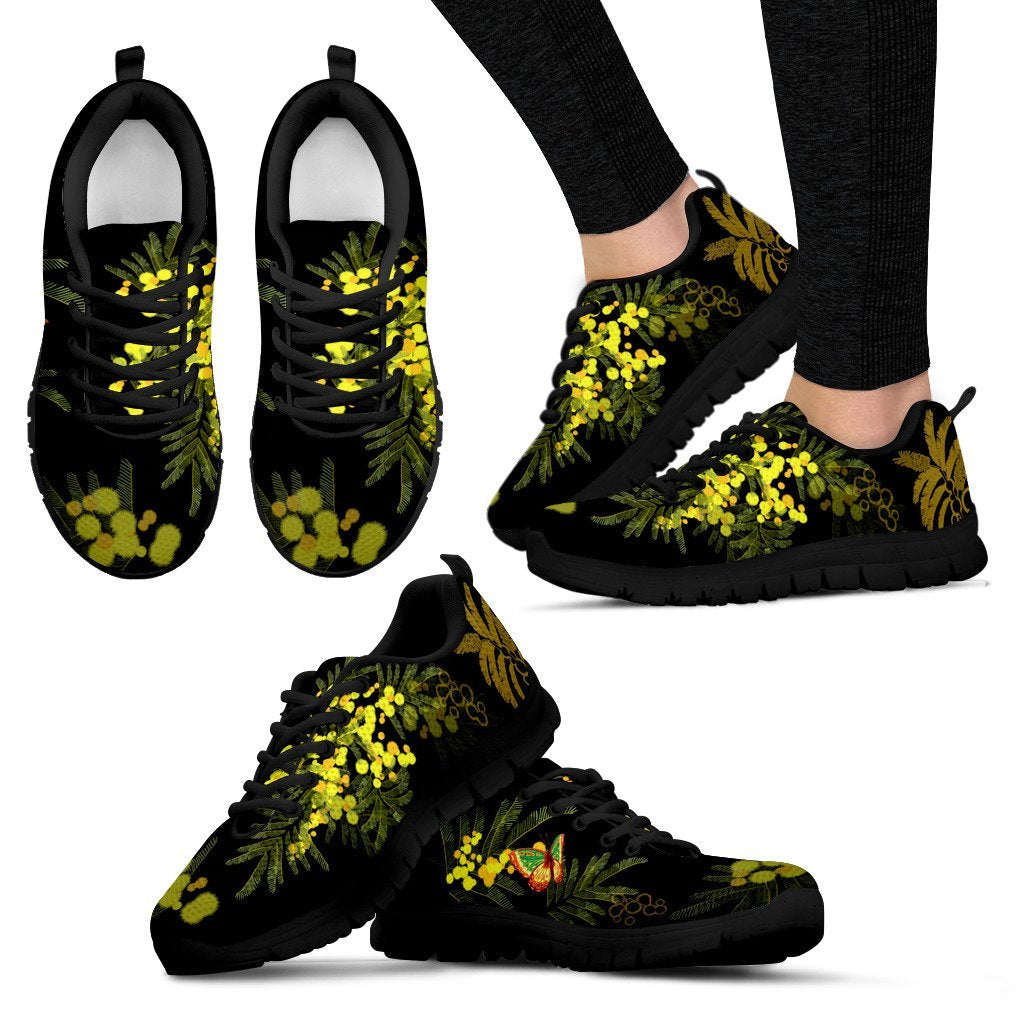 Australia Sneakers - Mimosa Florals Shoes - Unisex - Vibe Hoodie Shop