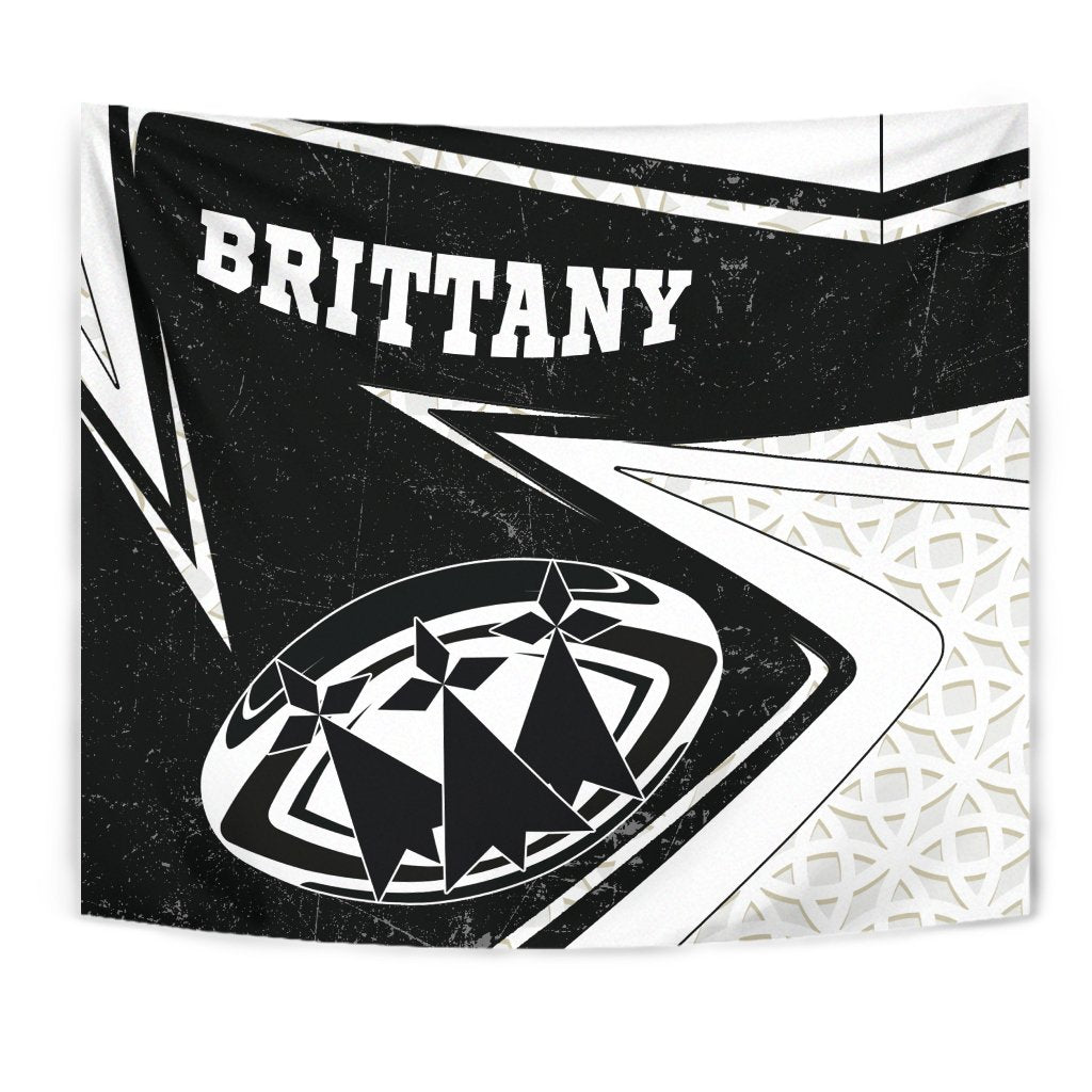 Brittany Rugby Tapestry - Celtic Bretagne Rugby Ball - Vibe Hoodie Shop