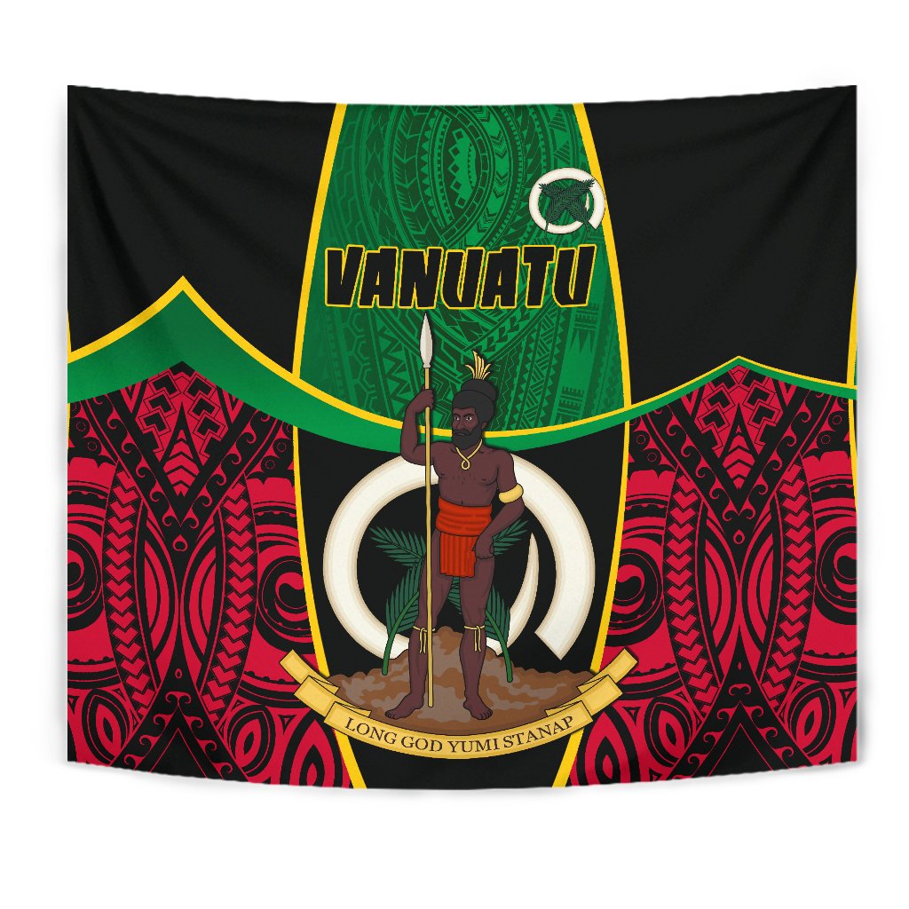 Vanuatu Rugby Tapestry Unique Vibes - Vibe Hoodie Shop