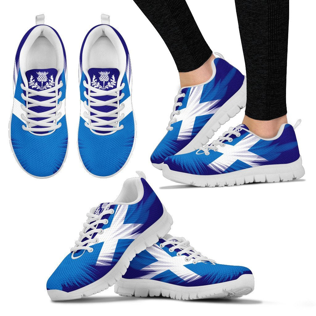 Scotland Flying Flag Wings  Sneakers - Vibe Hoodie Shop