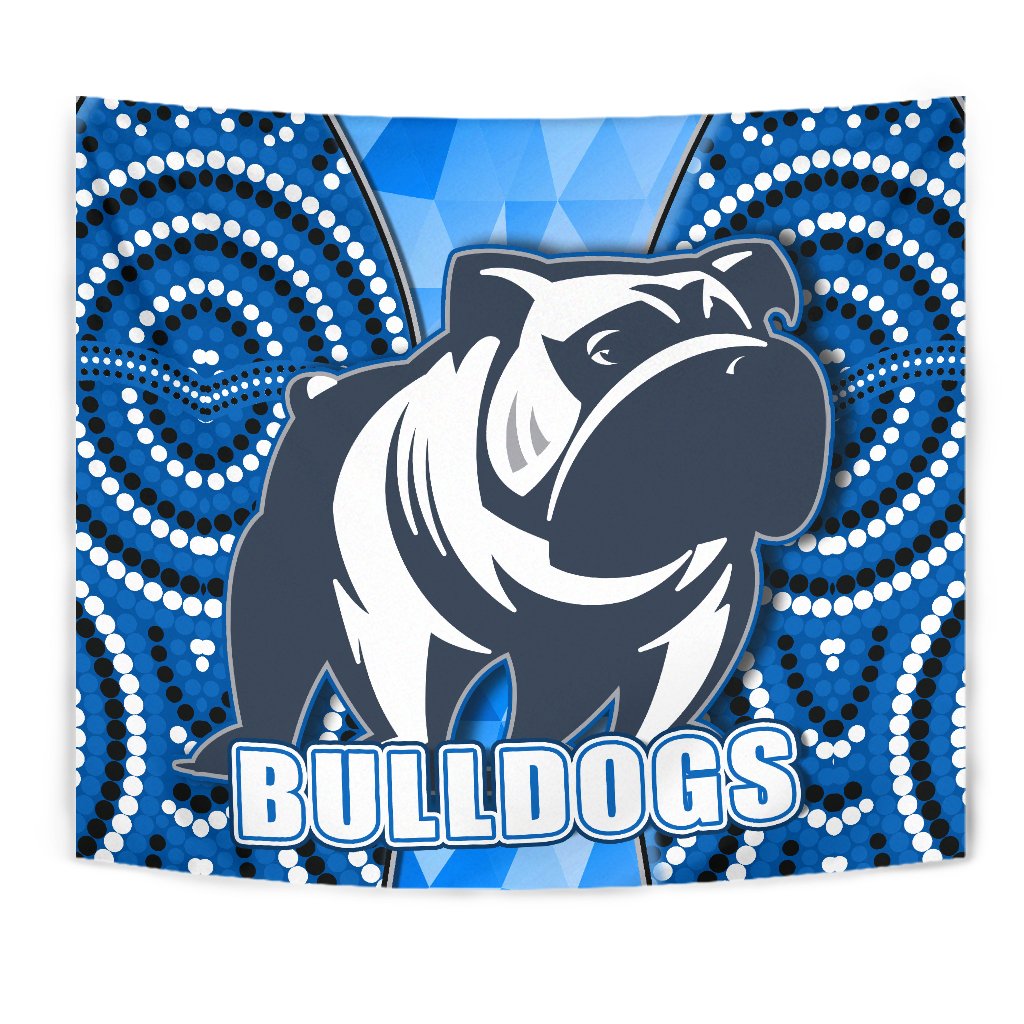 Bulldogs Tapestry Indigenous Snappy - Vibe Hoodie Shop