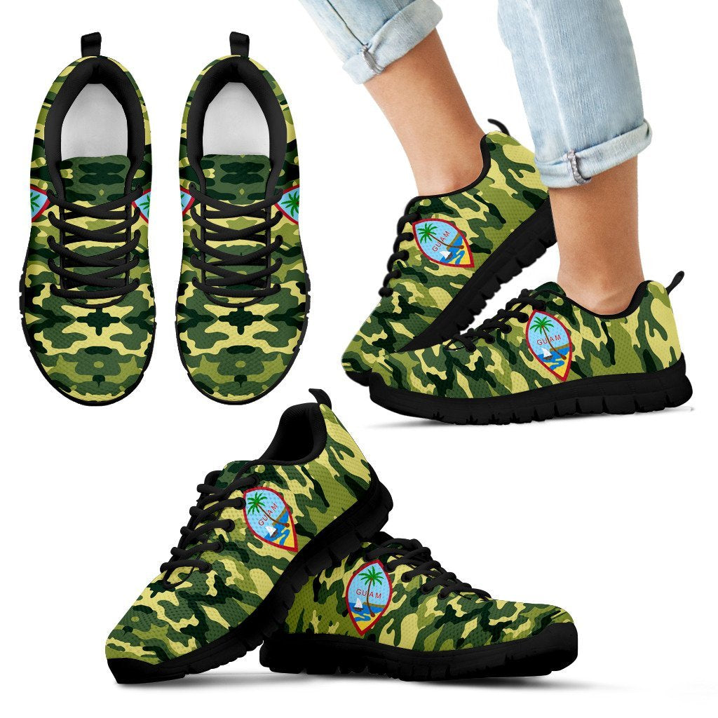 Guam Seal Camouflage Men's/Women's/Kid's Sneakers (Shoes) - Vibe Hoodie Shop