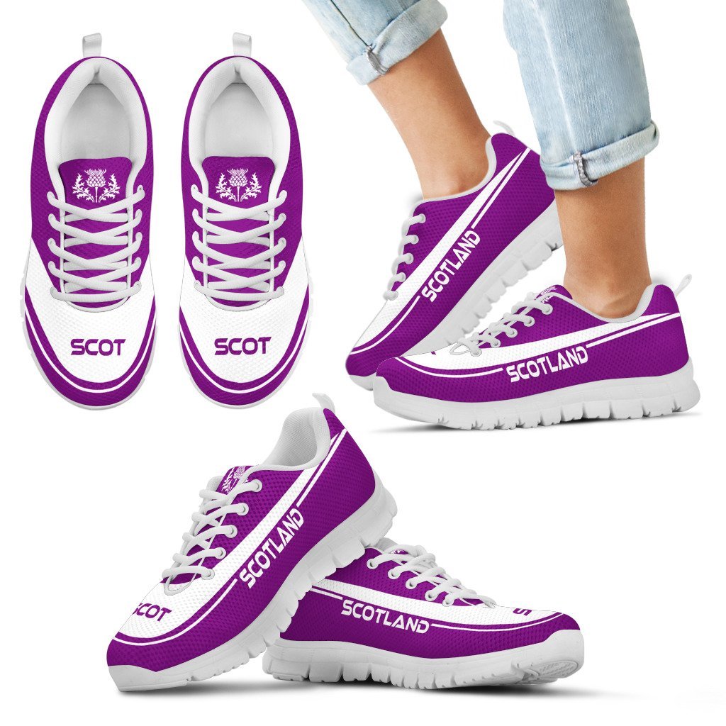 Scotland Sneakers - Purple Style - - Vibe Hoodie Shop