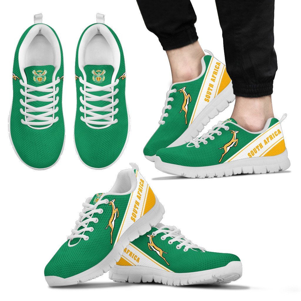 South Africa Springboks Sneakers - Line Style - Vibe Hoodie Shop