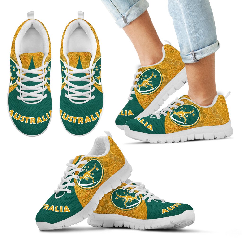 Sneakers - Australia Rugby Shoes Ball Sport Kangaroo - Unisex - Vibe Hoodie Shop