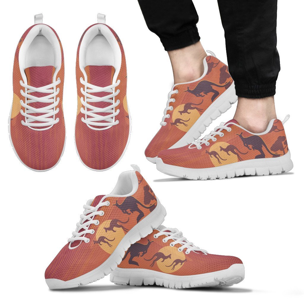 Sneakers - Kangaroo Shoes Sunset - Unisex - Vibe Hoodie Shop