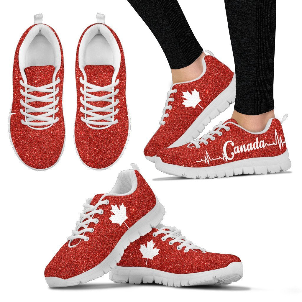 Canada Maple Leaf Sneakers 02 - Vibe Hoodie Shop