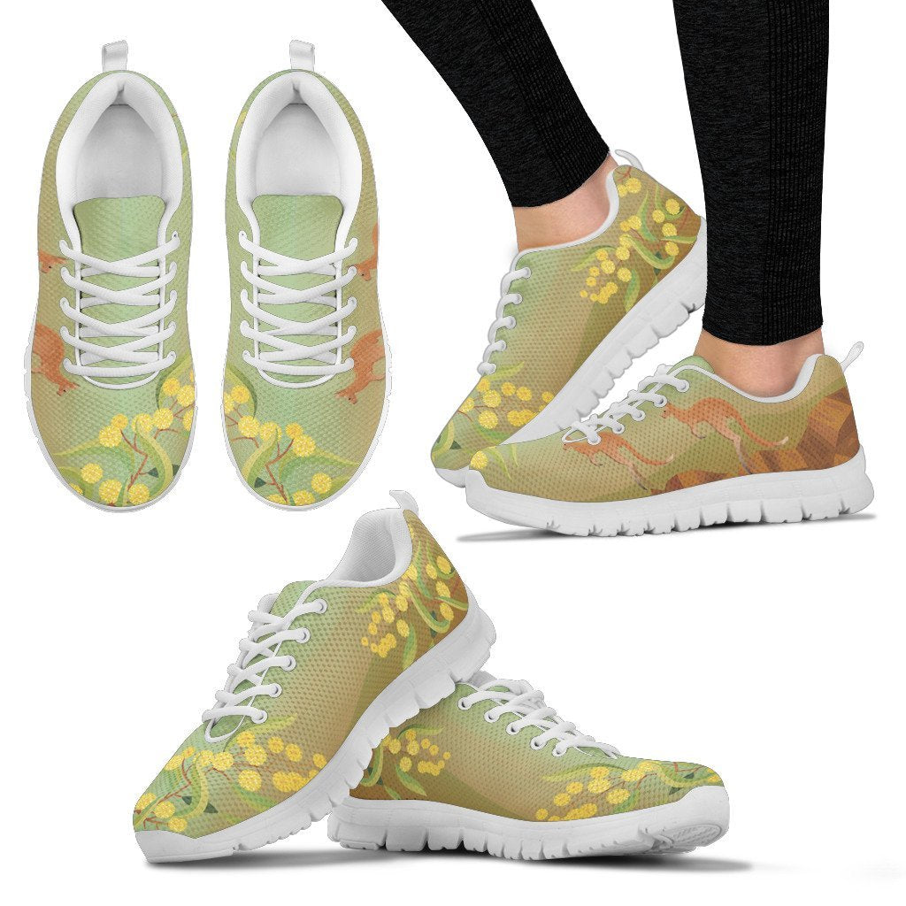 Australia Sneakers - Mimosa Shoes Painting - Unisex - Vibe Hoodie Shop