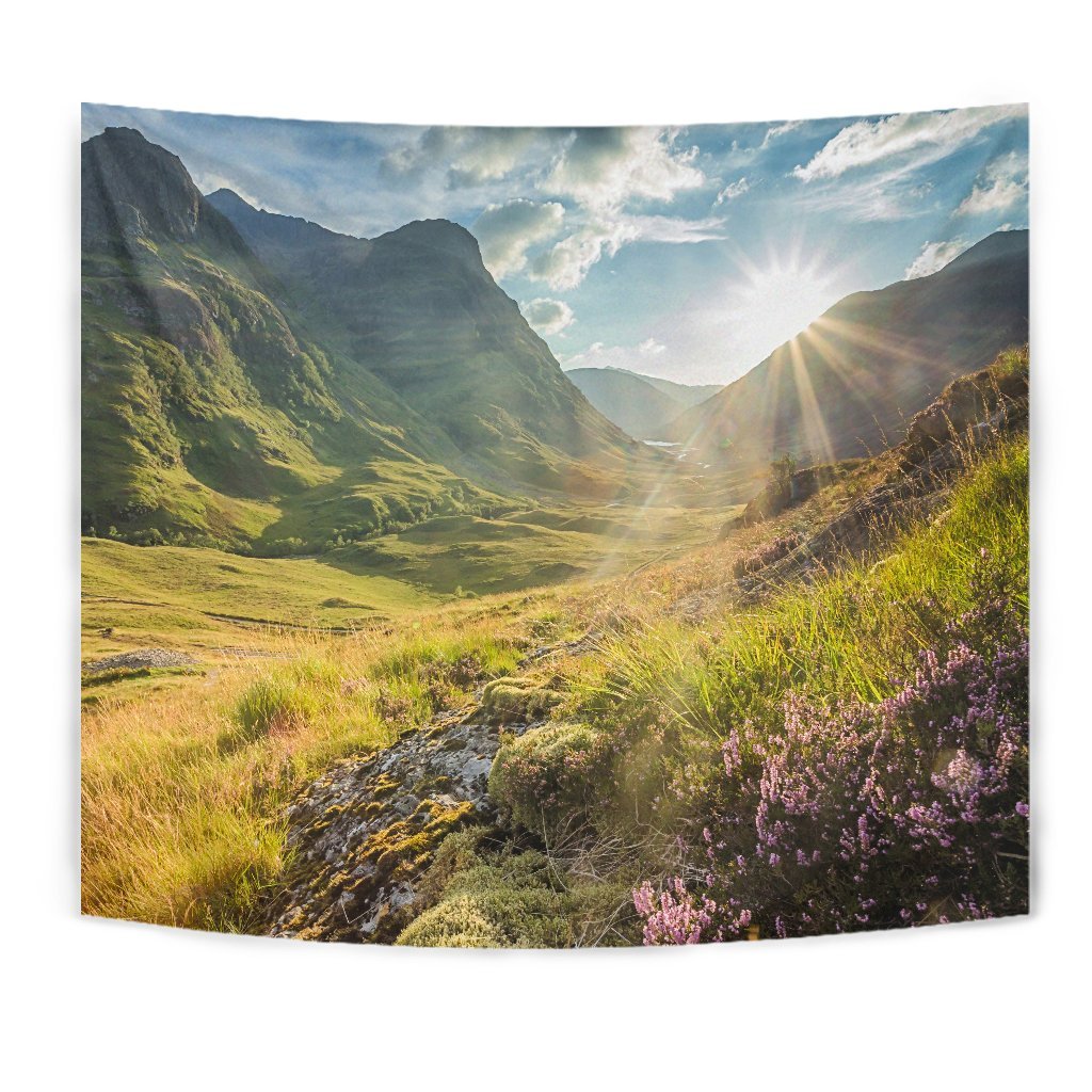 Scotland The Mountains Of Glencoe Tapestry - Vibe Hoodie Shop