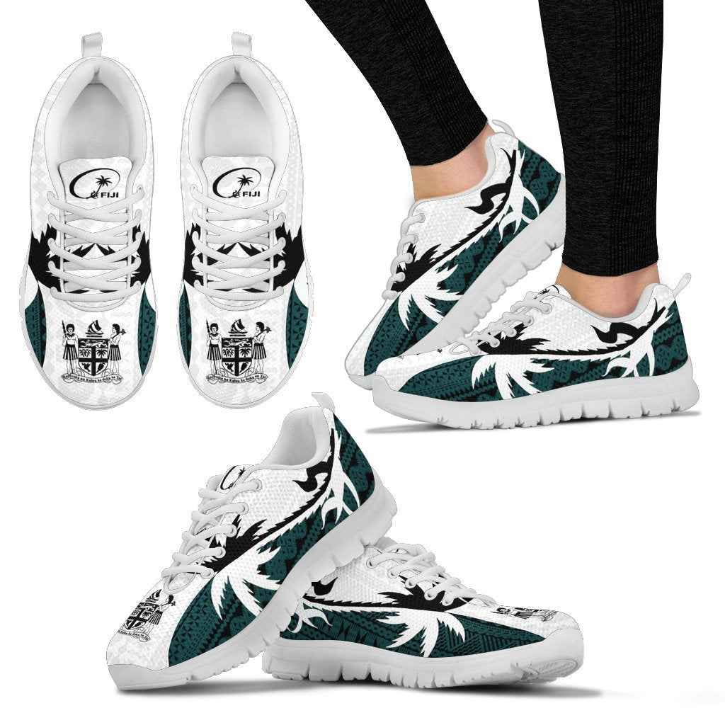 Fiji Coconut Tree Rugby Sneakers - Coat of Arms - Vibe Hoodie Shop