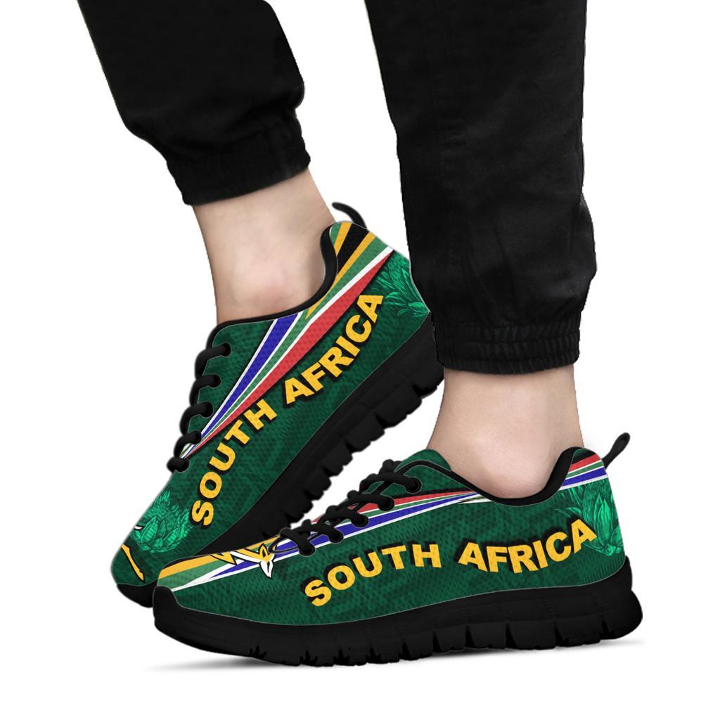 South Africa Sneakers Springboks Rugby Be Unique - Green - Vibe Hoodie Shop