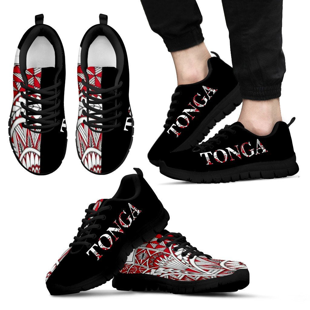 Tonga Shoes - Tonga Polynesia Flag Sneakers - Vibe Hoodie Shop