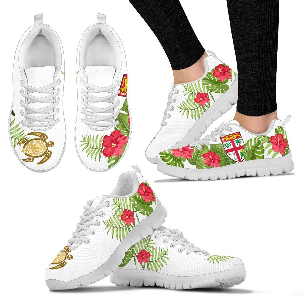 Love Fiji Sneakers - Fijian Shoes White Version - Vibe Hoodie Shop