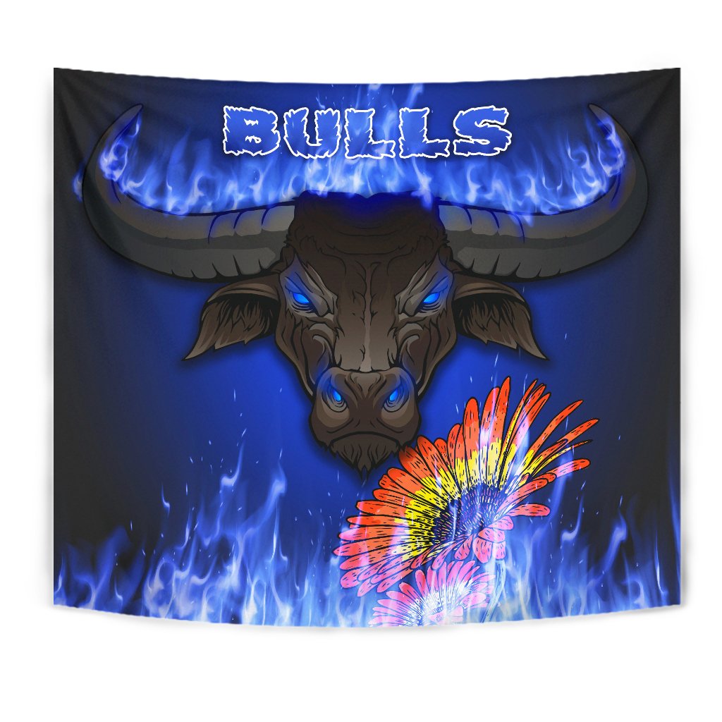 Blue Super Rugby Tapestry Bulls Barberton Daisy - Vibe Hoodie Shop