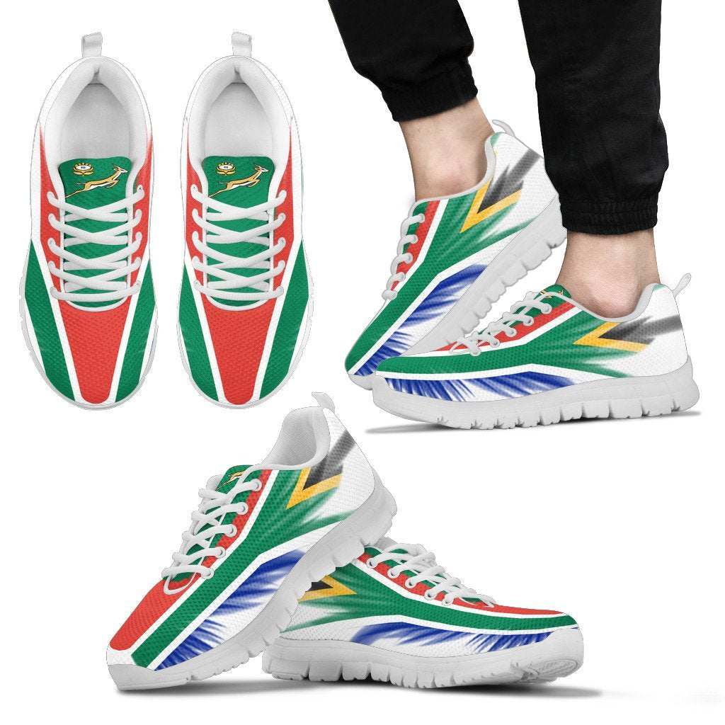 South Africa Flying Flag Wings Sneakers - Vibe Hoodie Shop