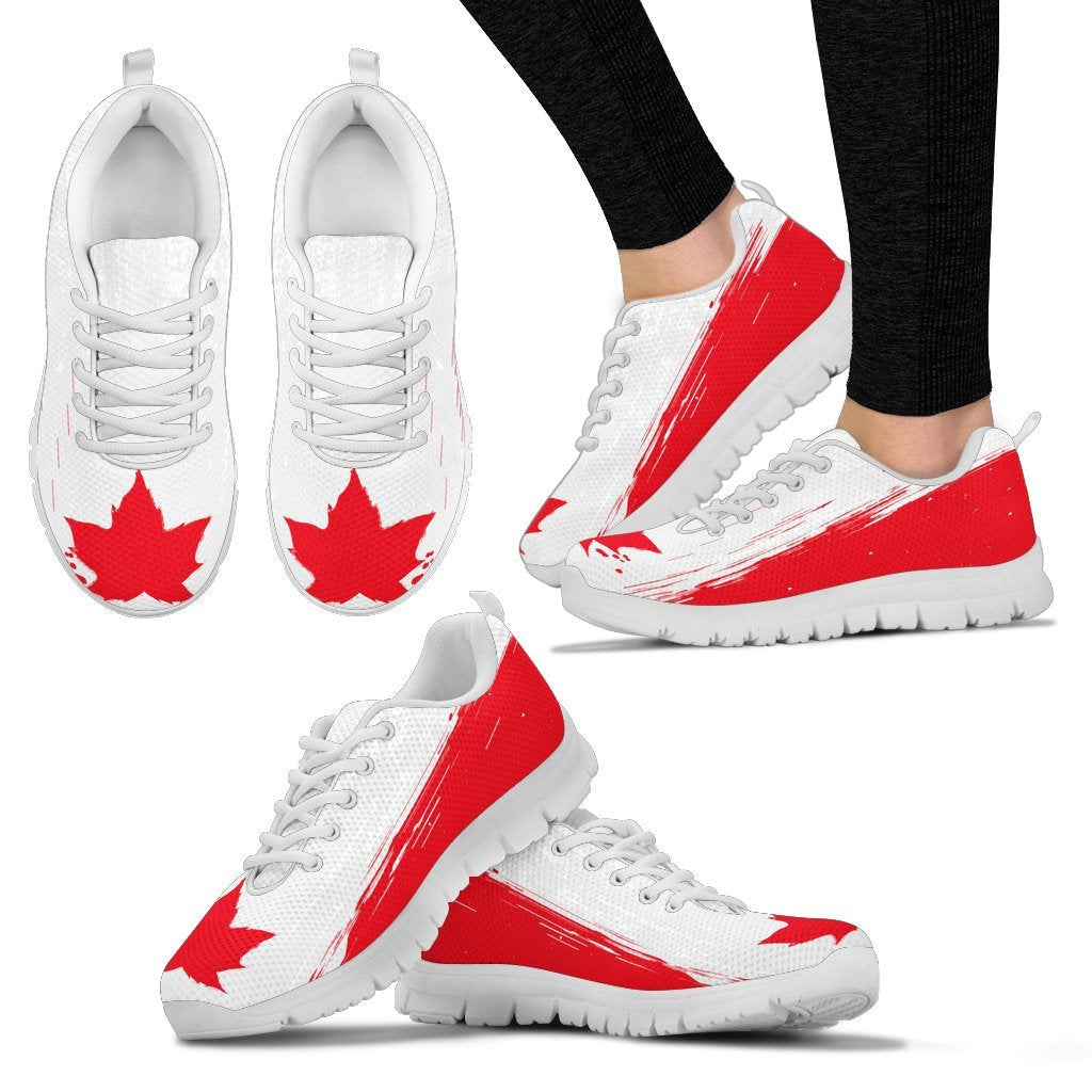 Canada Maple Leaf Sneakers 04 - Vibe Hoodie Shop