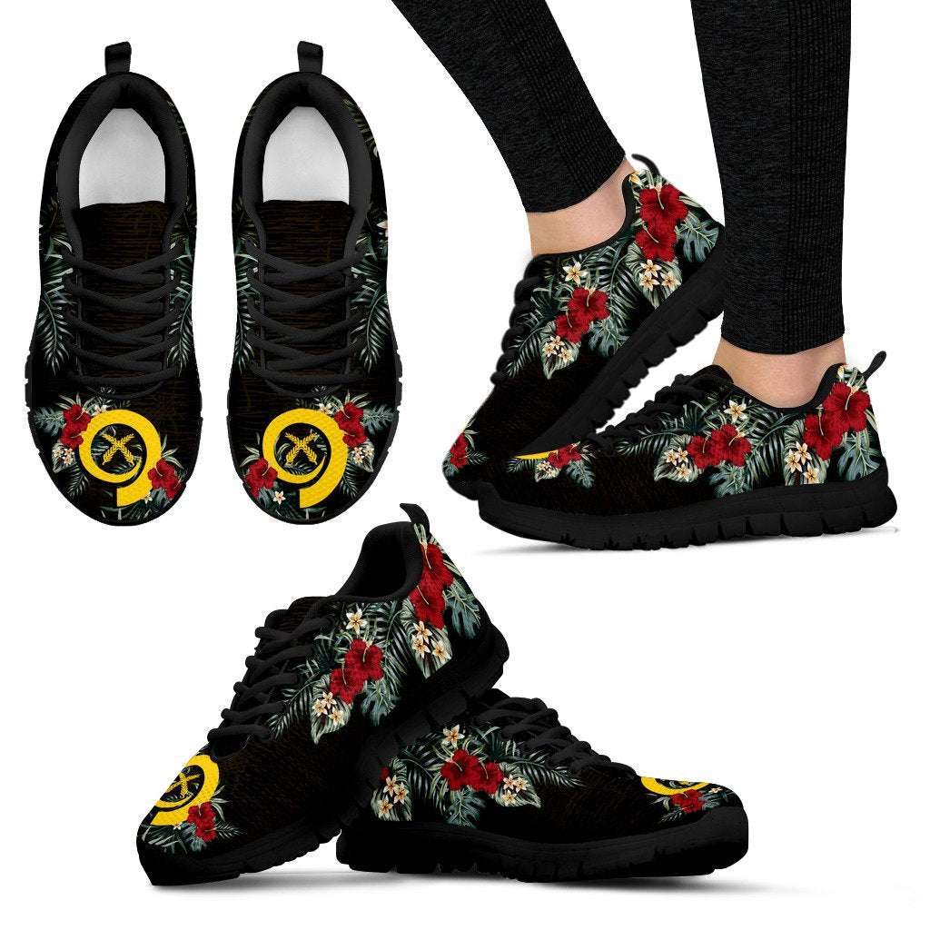 Vanuatu Hibiscus Sneakers - Vibe Hoodie Shop