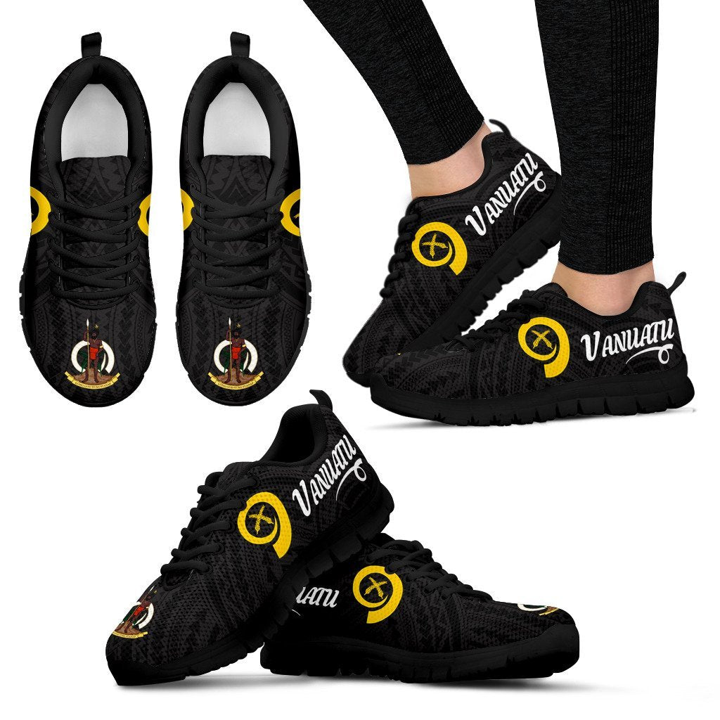 Vanuatu Black Sneakers (Shoes) - Vibe Hoodie Shop