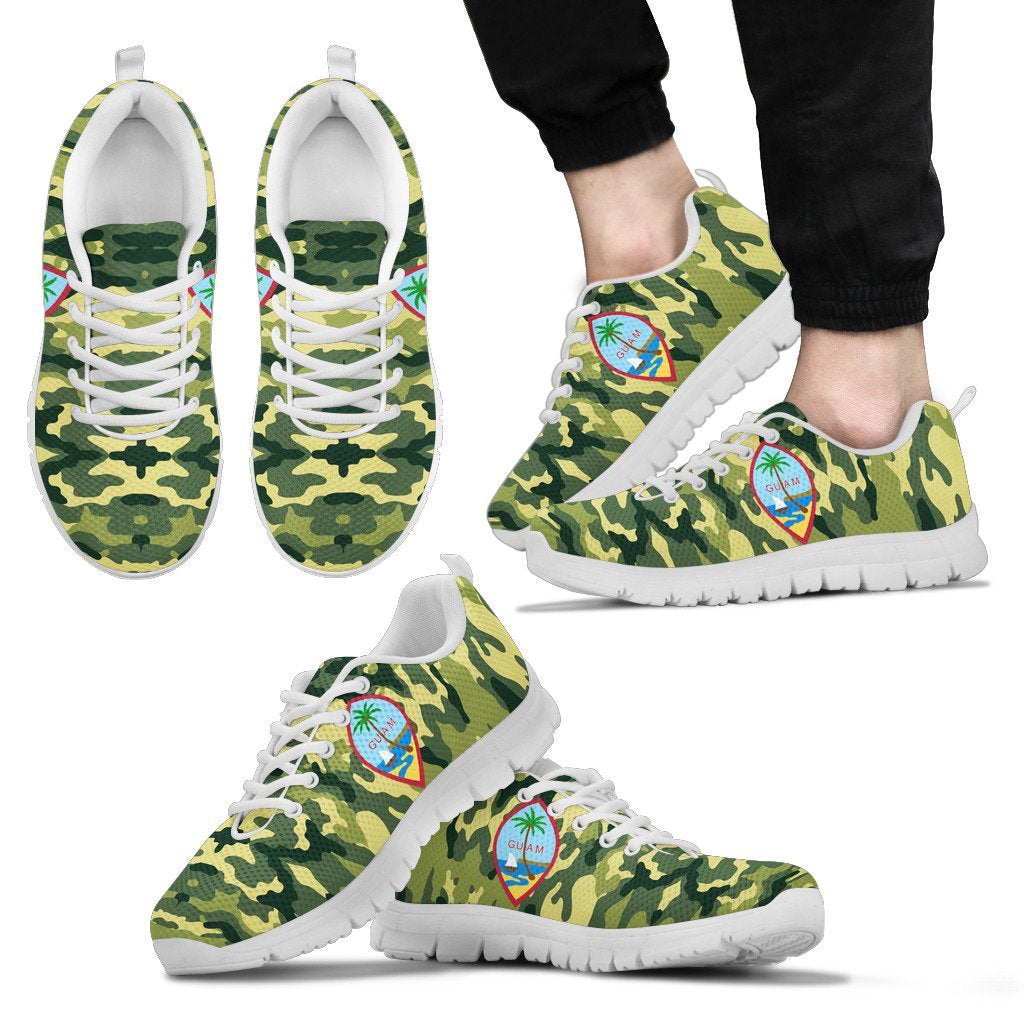 Guam Seal Camouflage Men's/Women's/Kid's Sneakers (Shoes) - Vibe Hoodie Shop