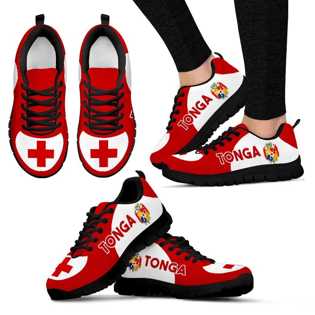 Tonga Sneakers Flag Color Sport Version - Vibe Hoodie Shop