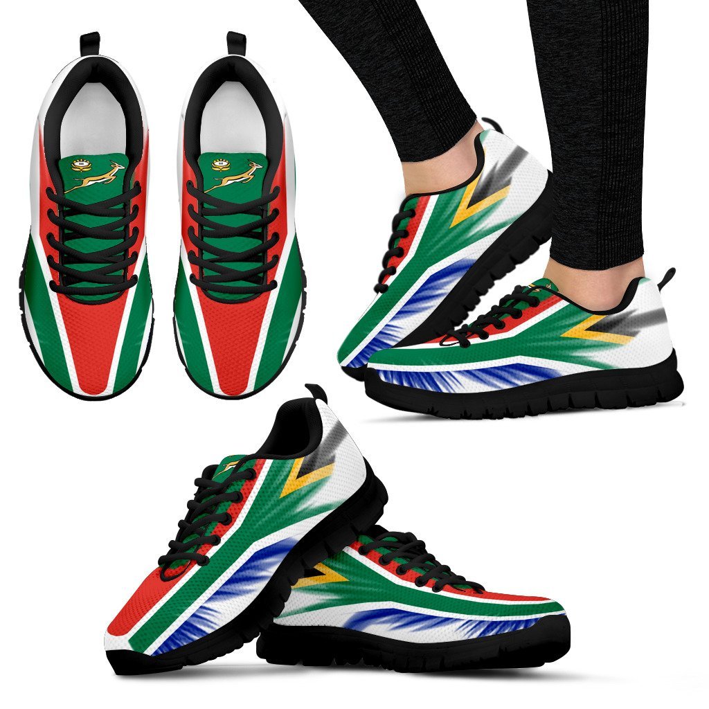 South Africa Flying Flag Wings Sneakers - Vibe Hoodie Shop