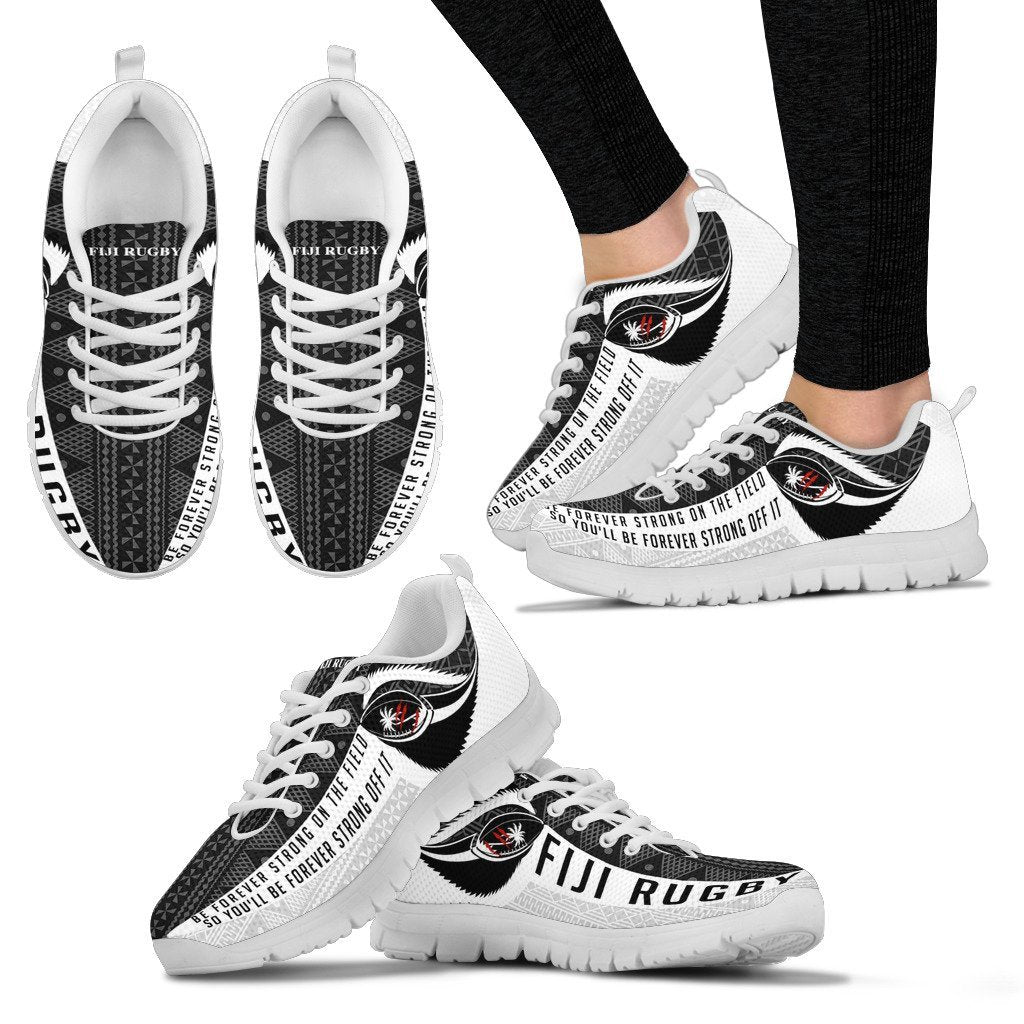 Fiji Spirit of Rugby Sneakers BW - Vibe Hoodie Shop