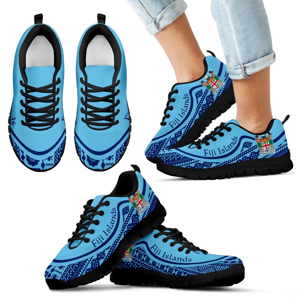 Fiji Islands Wave Sneakers Blue Color - Vibe Hoodie Shop