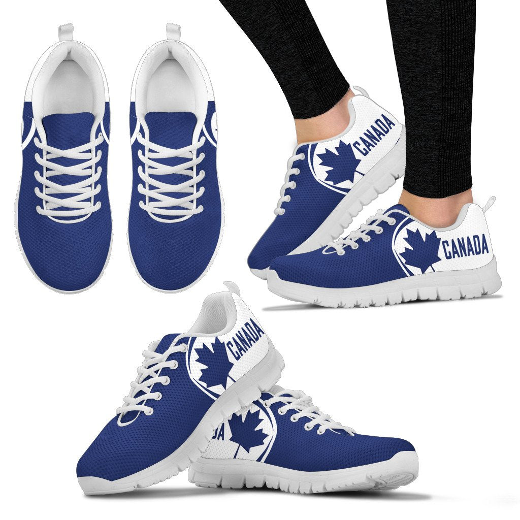 Canada Maple Leaf Sneakers - Circle Style - 02 - Vibe Hoodie Shop