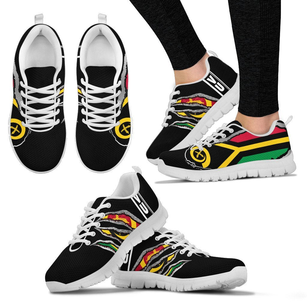 Vanuatu Sneakers Adamantium With Flag - Vibe Hoodie Shop