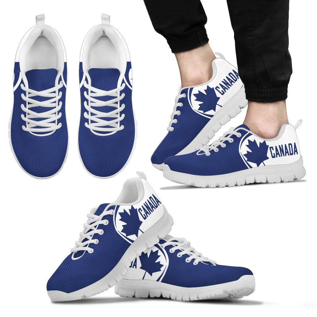 Canada Maple Leaf Sneakers - Circle Style - 02 - Vibe Hoodie Shop