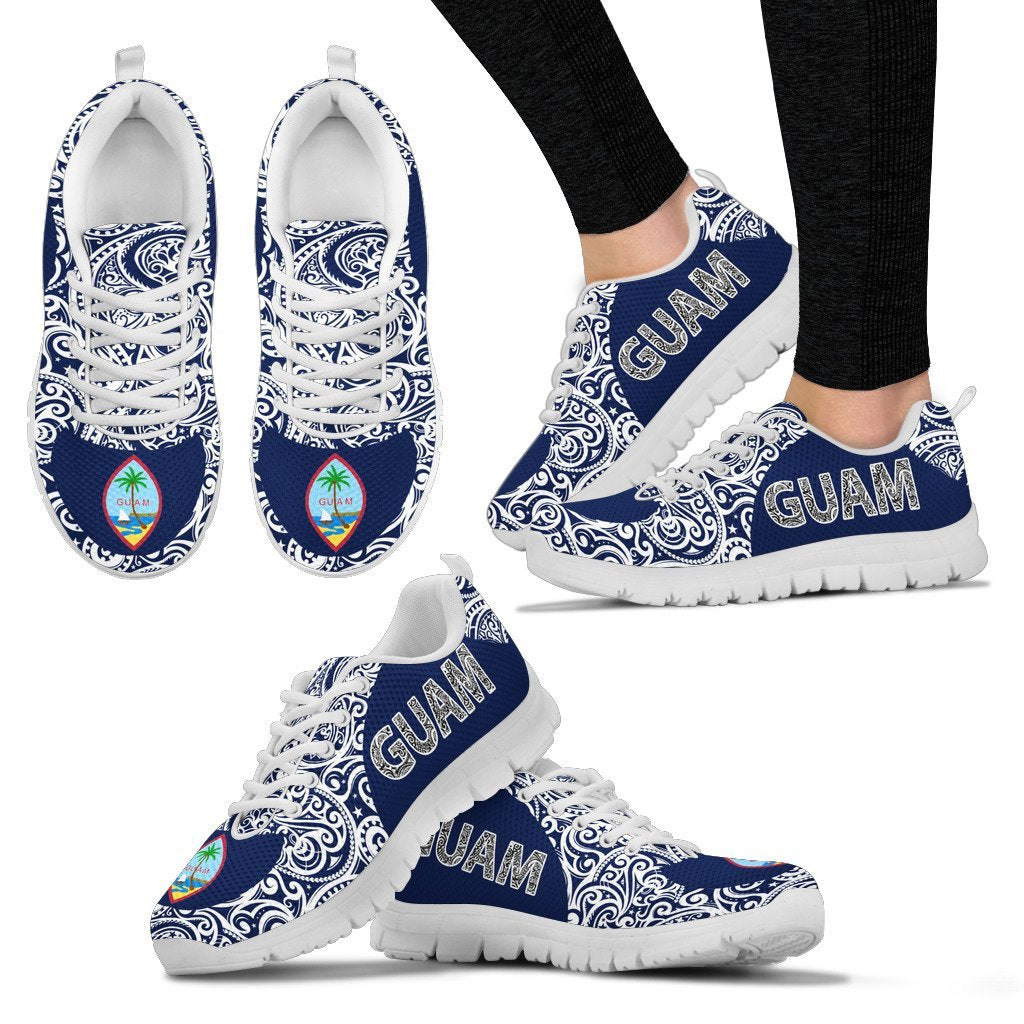 Guam Shoes - Guam Sneakers Polynesia Pattern Special - Vibe Hoodie Shop