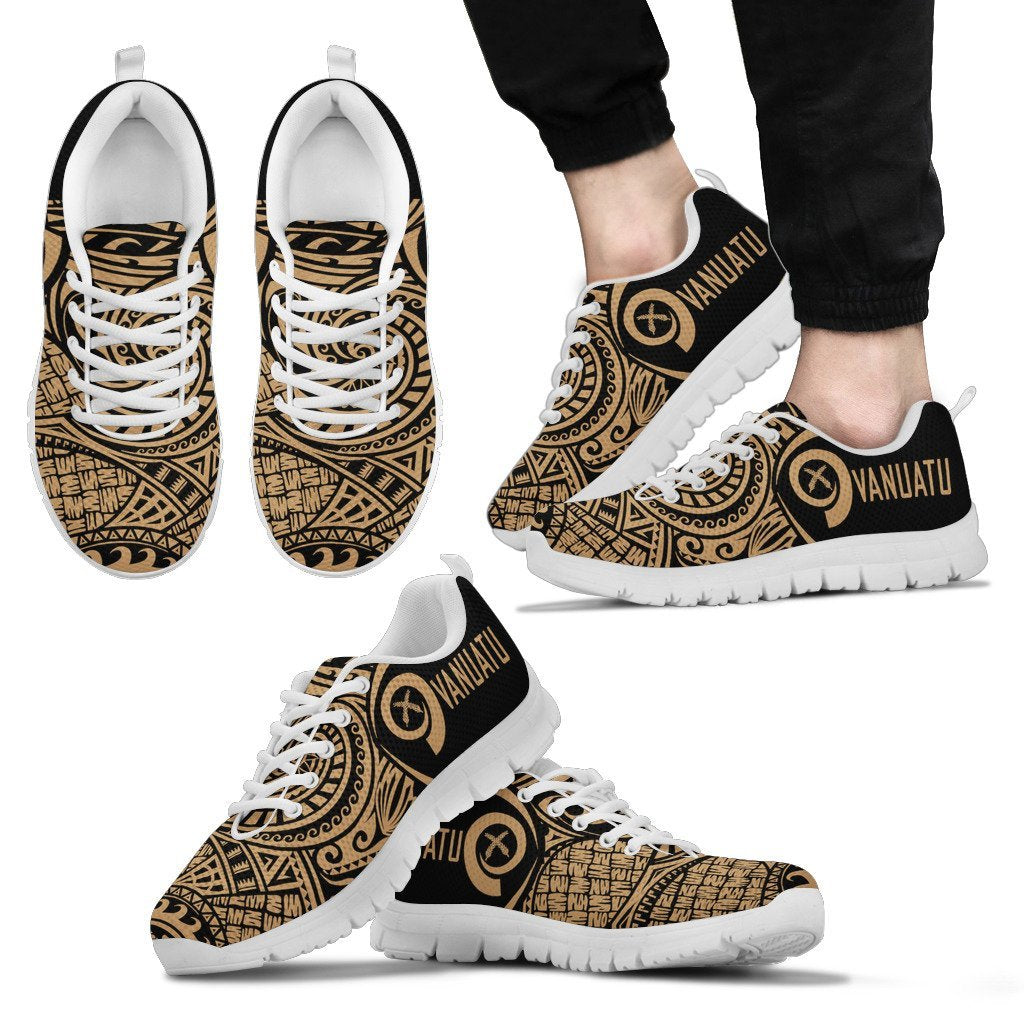 Vanuatu Polynesian Sneakers - Circle Style 03 - Vibe Hoodie Shop